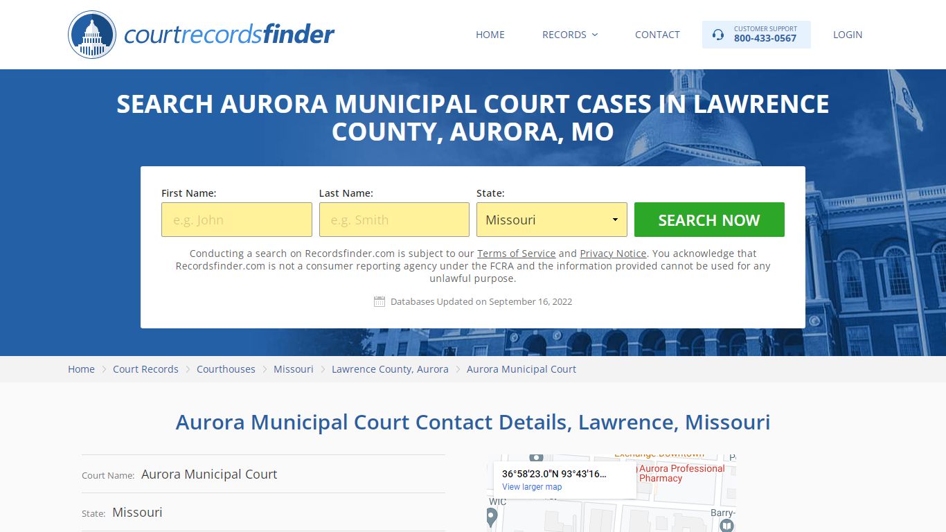 Aurora Municipal Court Case Search - RecordsFinder